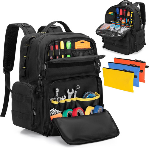 Heavy duty tool bag backpack - tool,