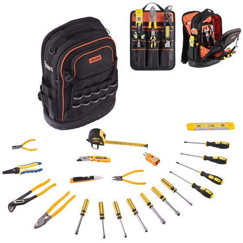 Vevor tool backpack with tools - vevor,